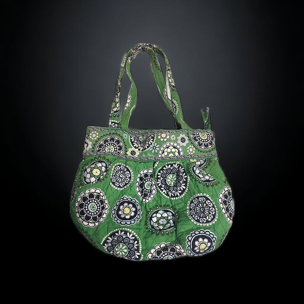 Vera Bradley Cupcakes Green Purse Retired Pattern Handbag